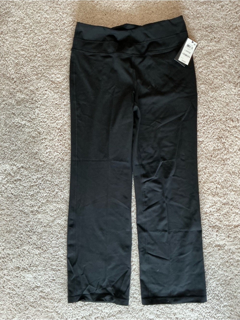 Ideology Black Kids' Stretchy Joggers with Wide Waistband